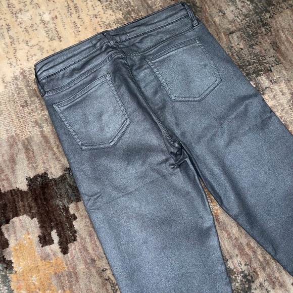 75 Fauburg Jean Dark Gun metal denim jeans Nwt - Picture 2 of 10